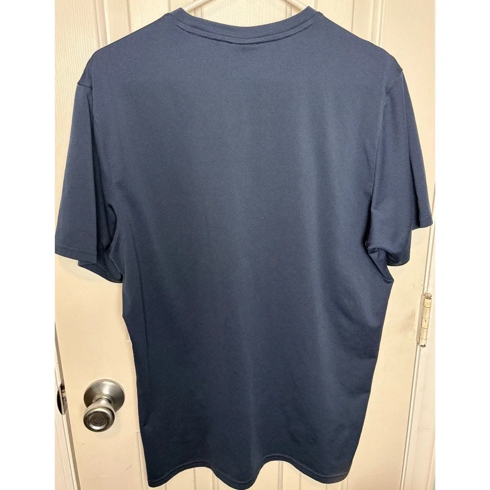 Gymshark Men's Size XL Arrival Navy Blue Short Sleeve Performance Gym T Shirt